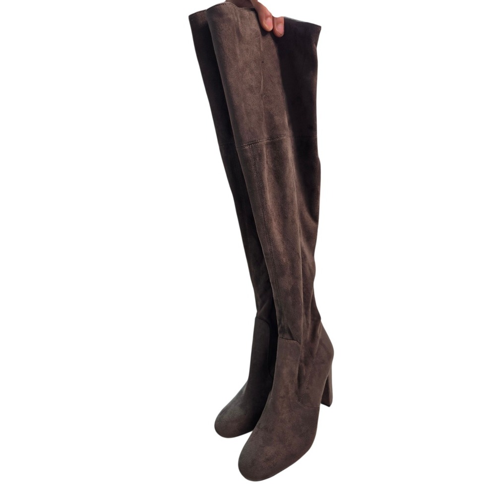 Ivanka Trump Over-The-Knee Suede Boots - Brown, Size‎ 7.5M